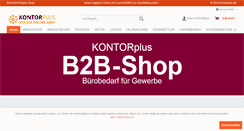 Desktop Screenshot of kontorplus.de