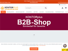 Tablet Screenshot of kontorplus.de